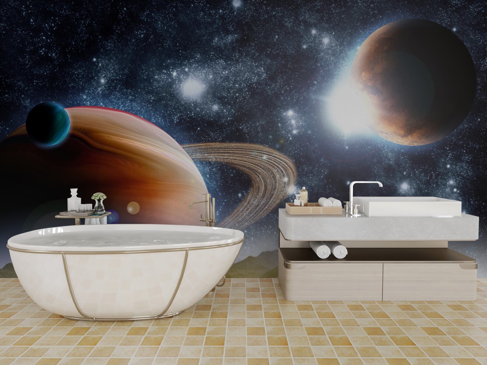 Фотошпалери космічні планети