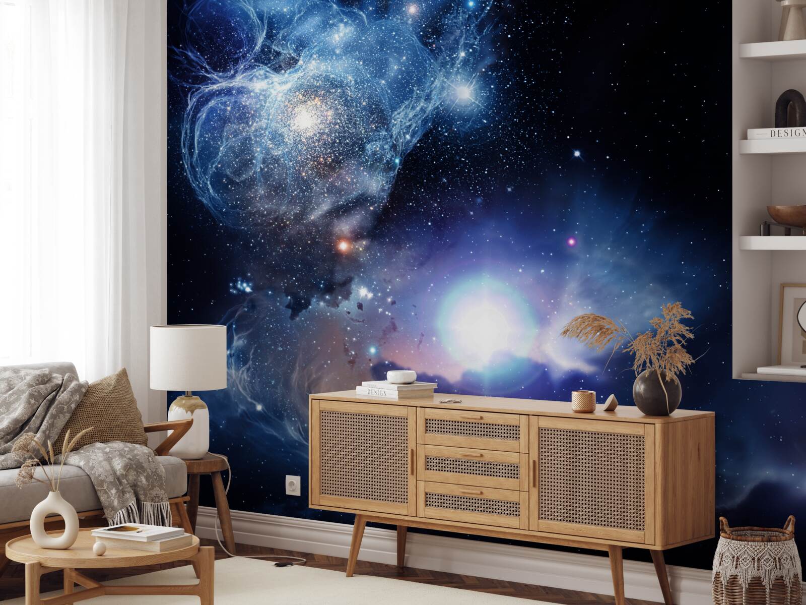 Фотошпалери зачаровує світлий небесний простір