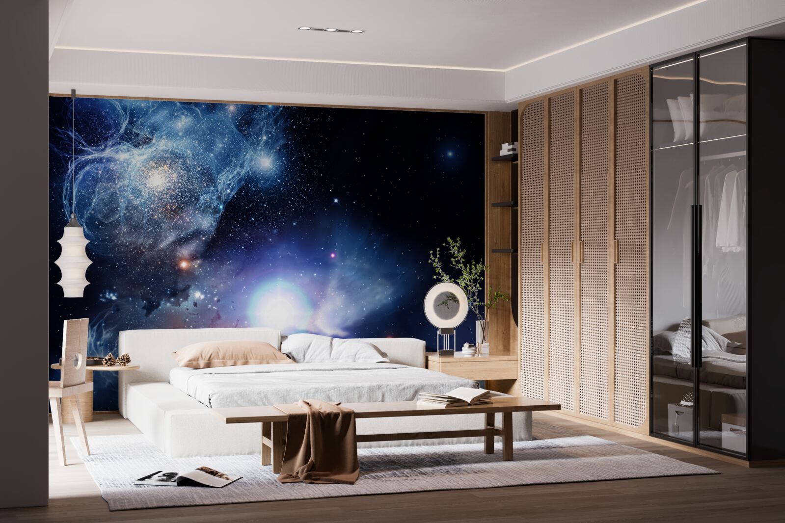 Фотошпалери зачаровує світлий небесний простір