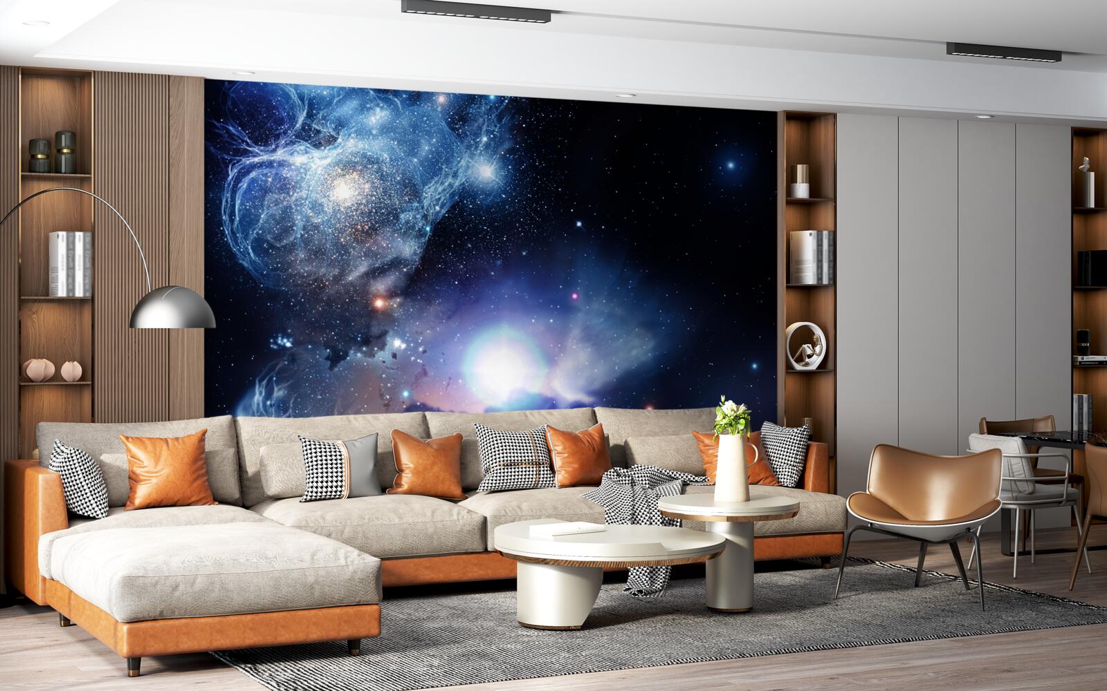 Фотошпалери зачаровує світлий небесний простір