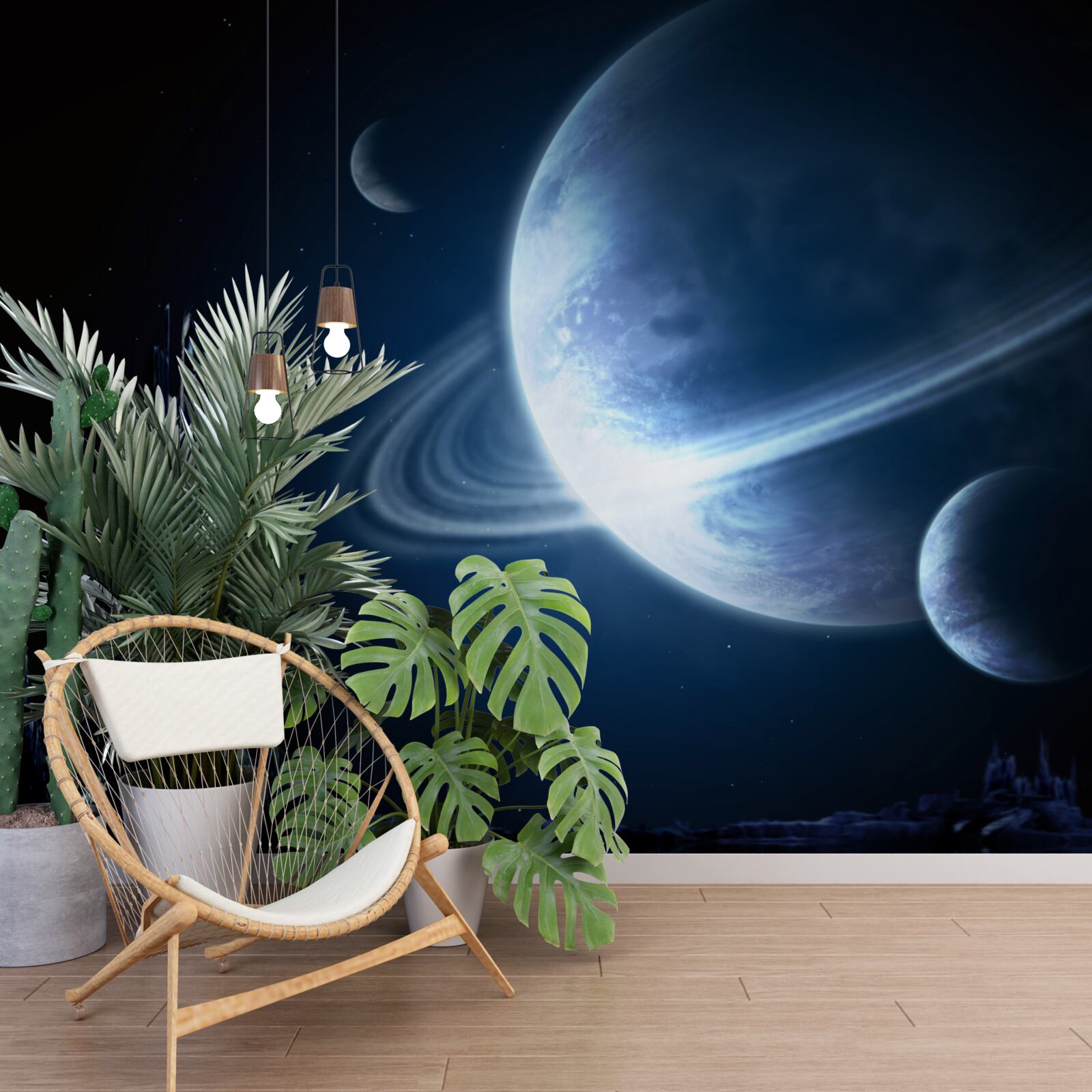 Фотошпалери захоплюючий простір вночі