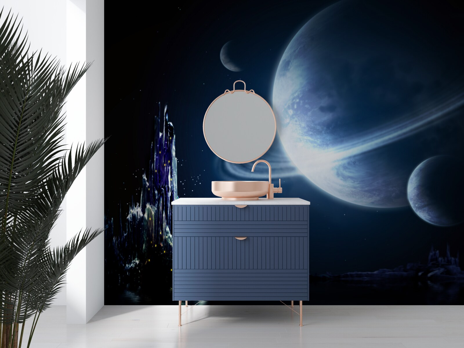 Фотошпалери захоплюючий простір вночі