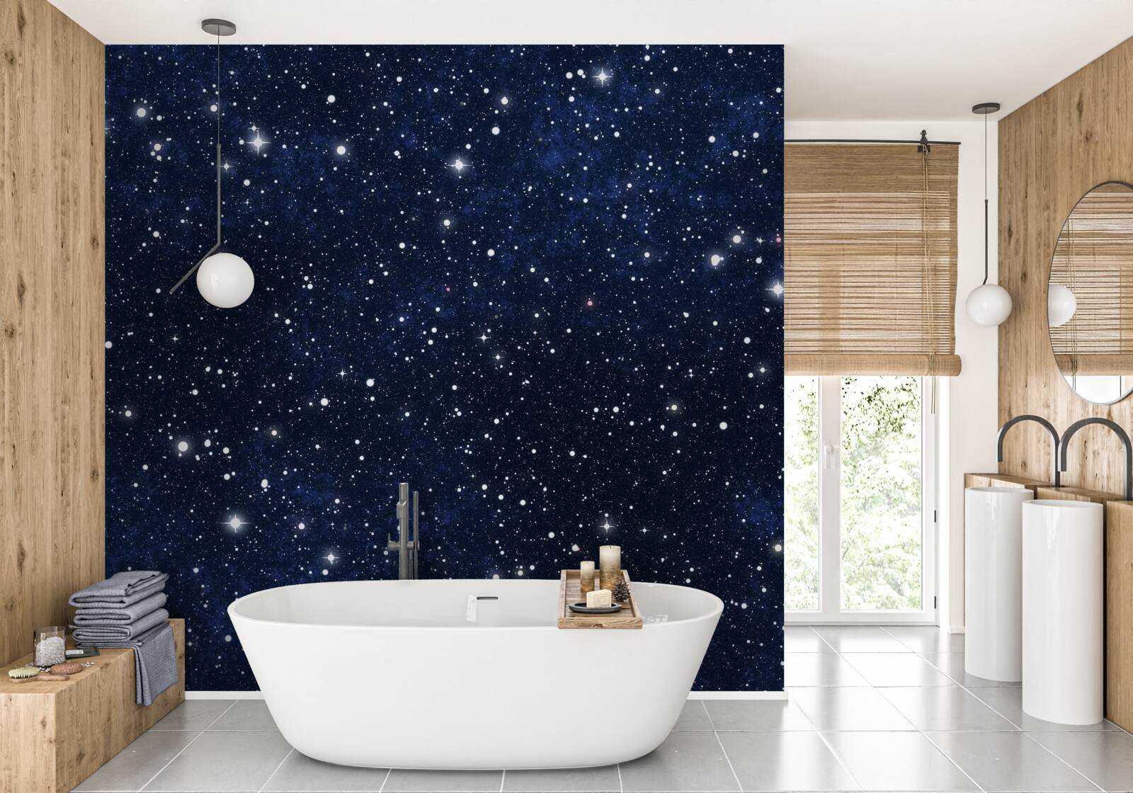 Фотошпалери шар зоряного неба