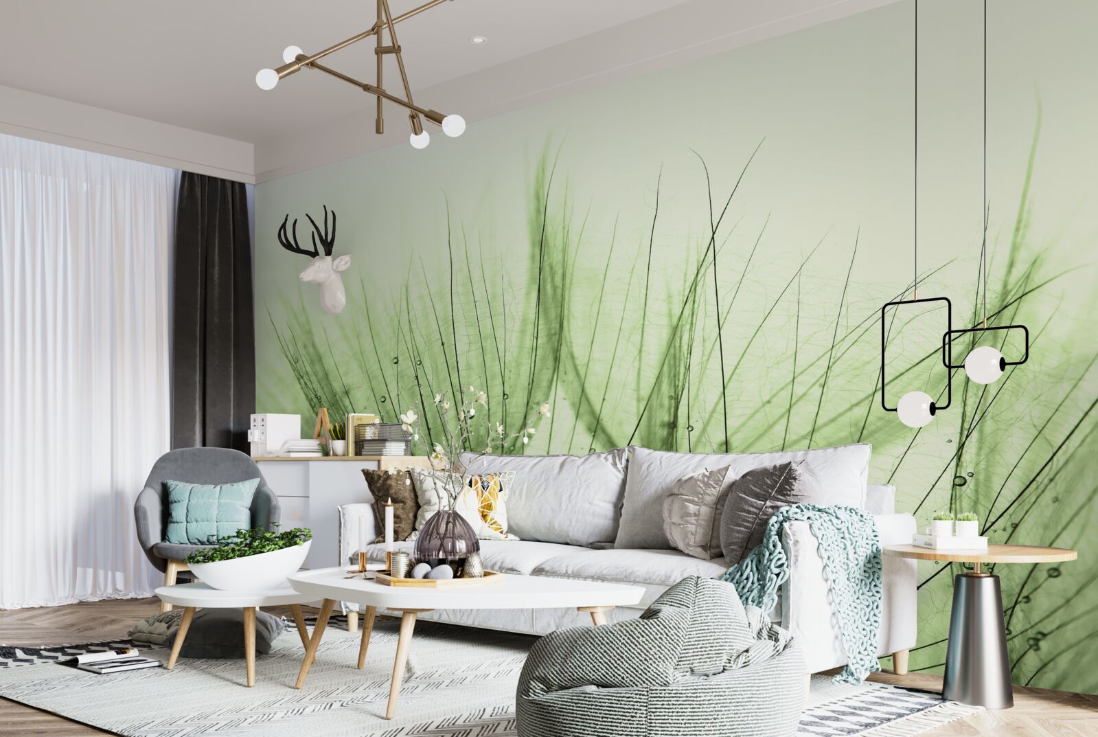 Фотошпалери колекція повітряних кульбаб