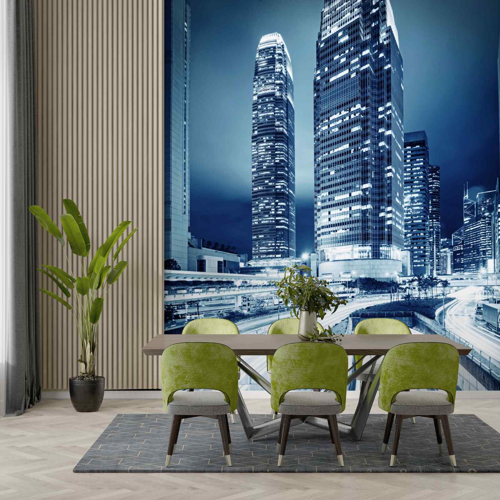 Фотошпалери Стежка, що веде до багатоповерхівок