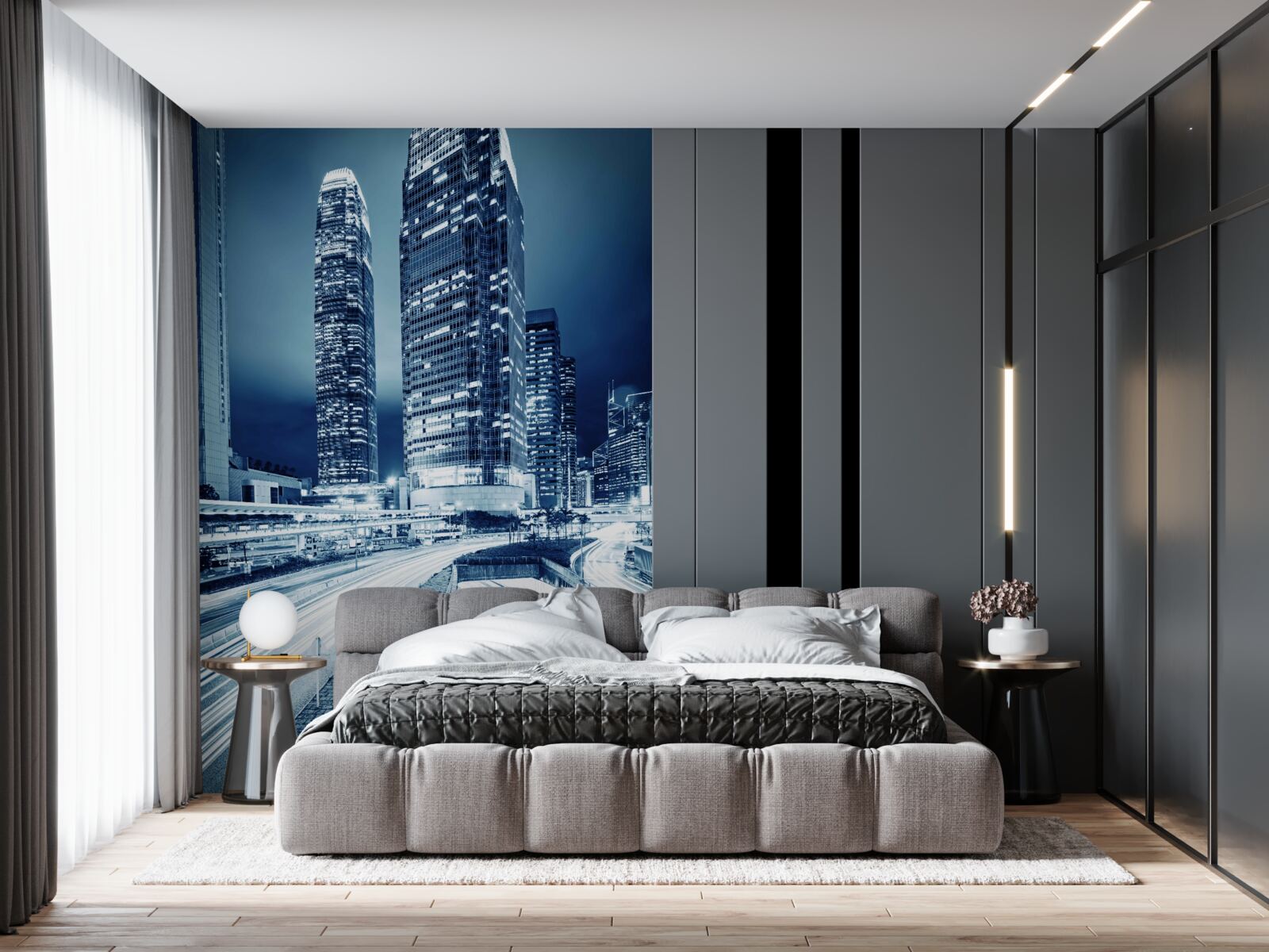 Фотошпалери Стежка, що веде до багатоповерхівок