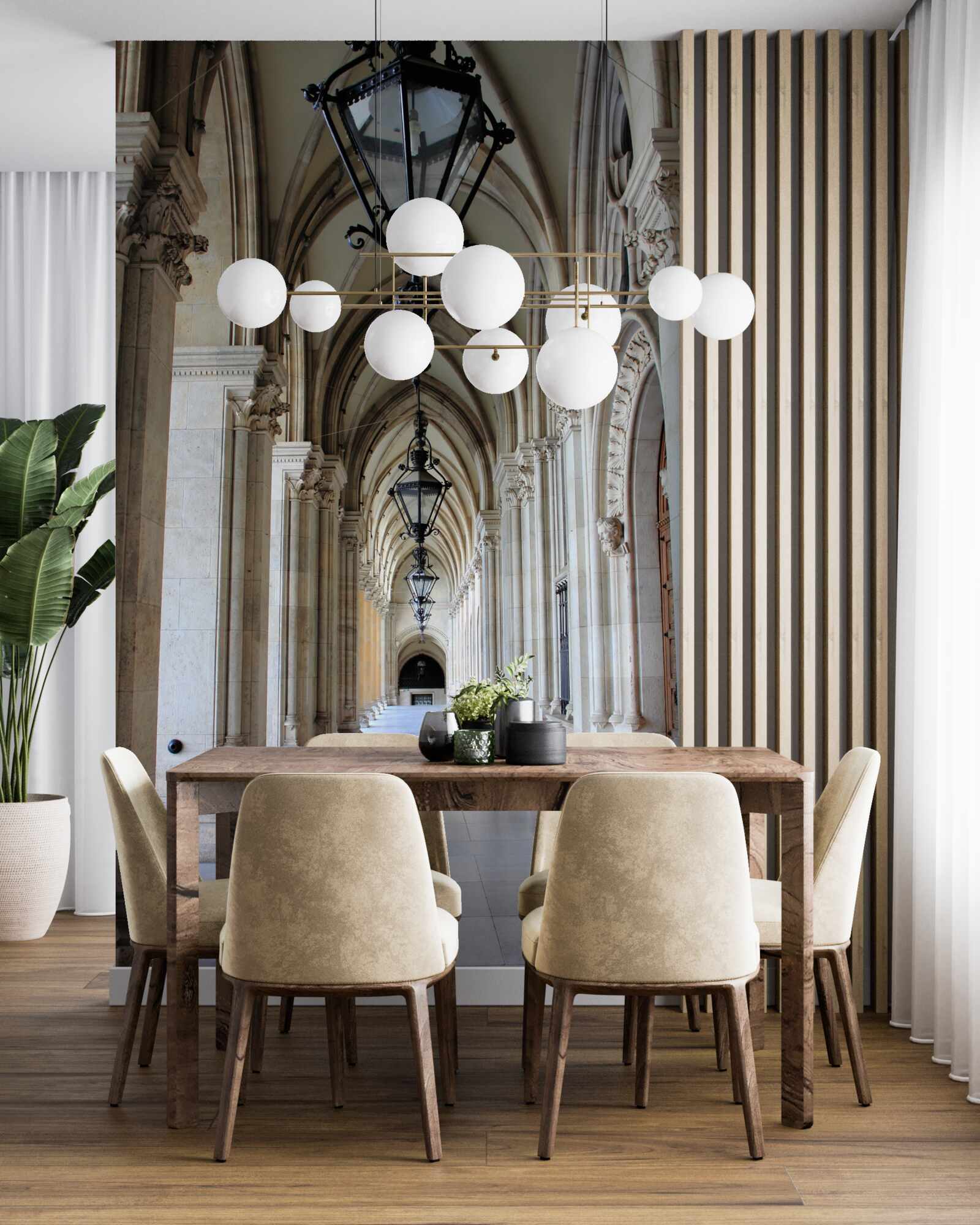 Фотошпалери готичні арки віденської міської ради