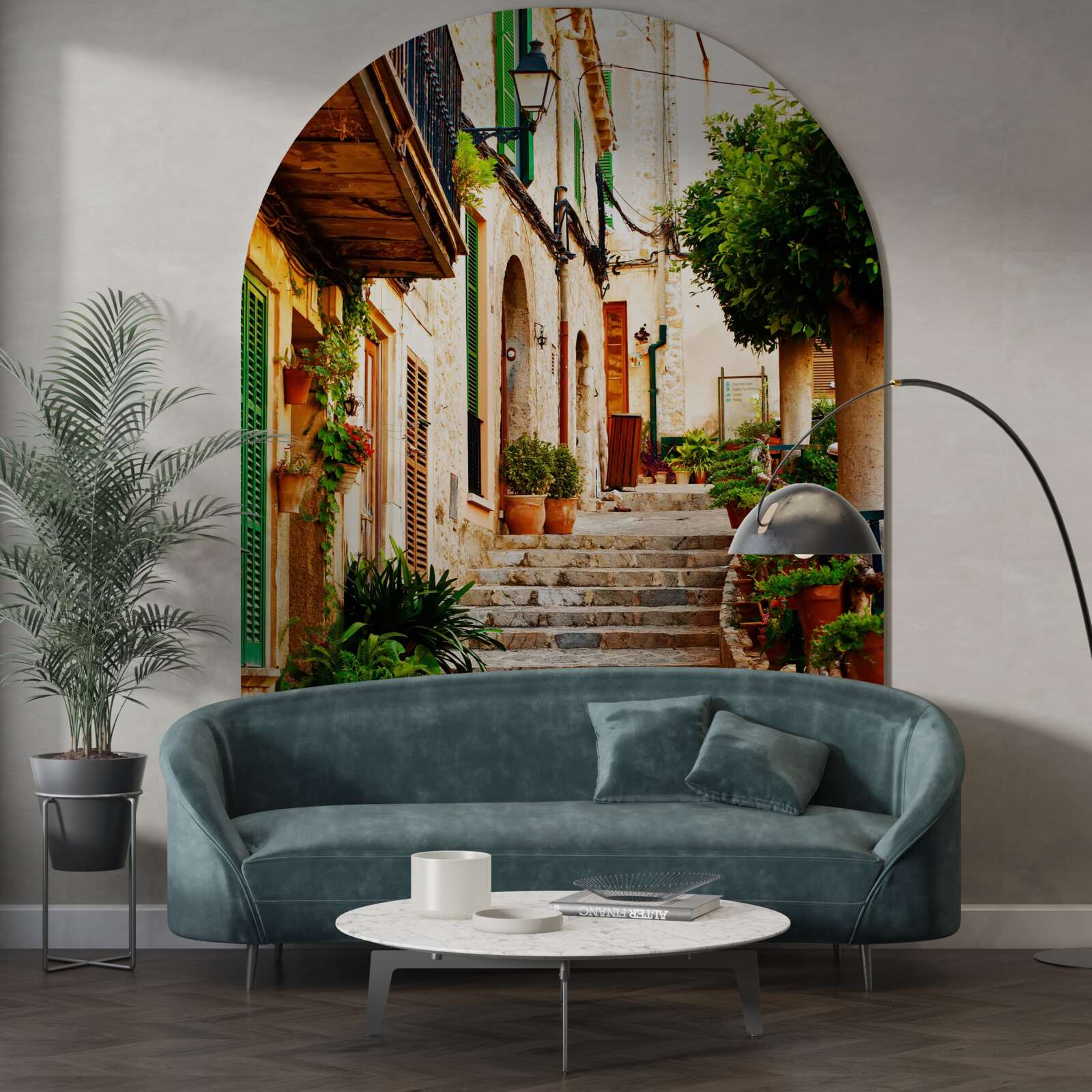 Фотошпалери кам'яні сходи для приватних будинків