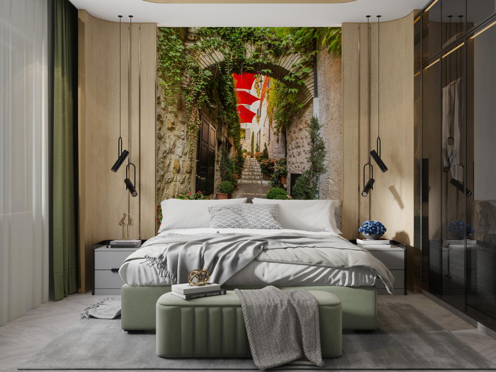 Фотошпалери Кам'яна арка на старовинній вулиці