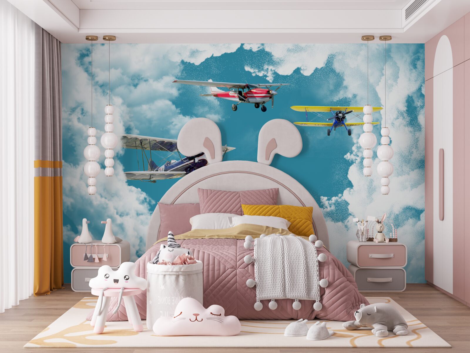 Фотошпалери літаки в небі