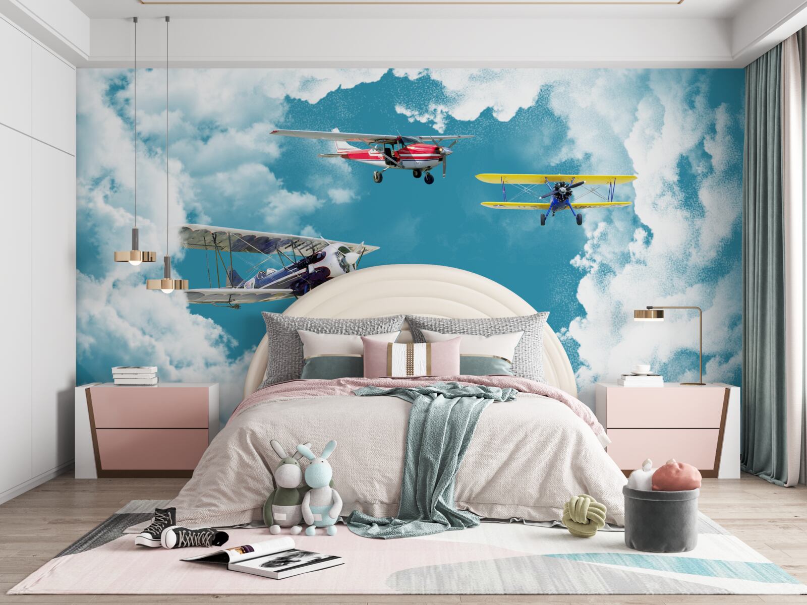 Фотошпалери літаки в небі