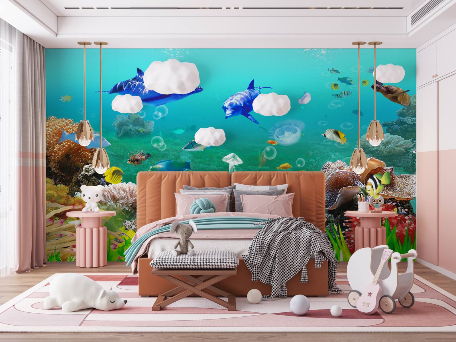 Фотошпалери різноманітність підводного царства