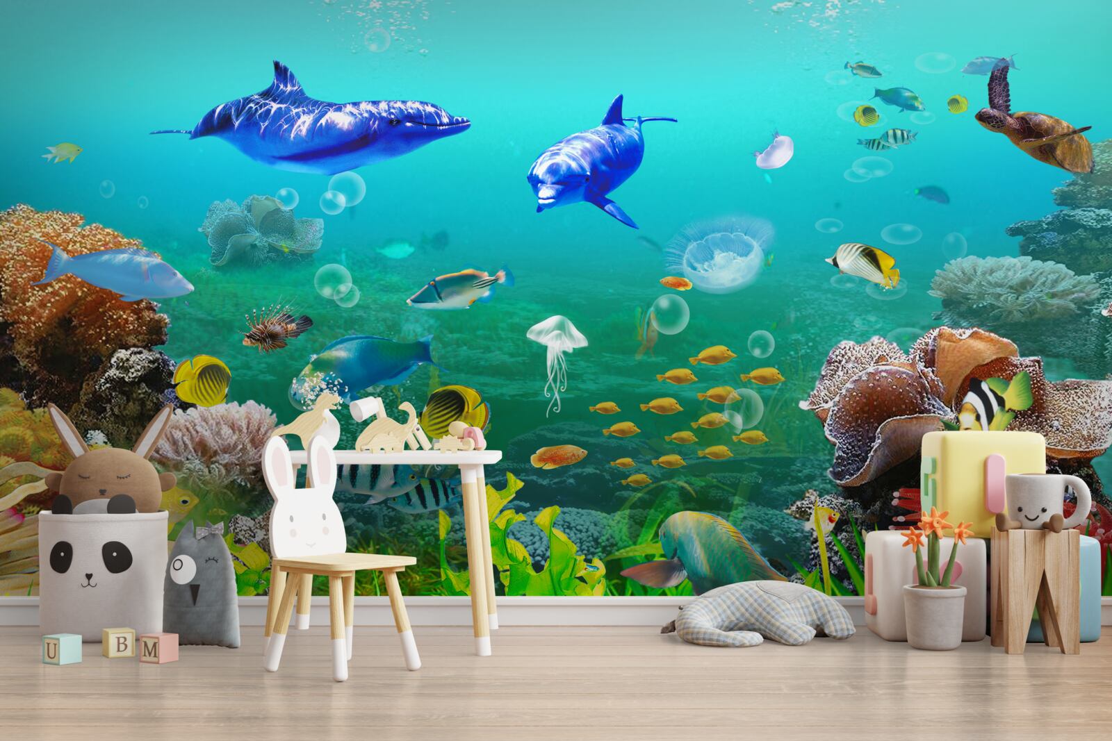 Фотошпалери різноманітність підводного царства