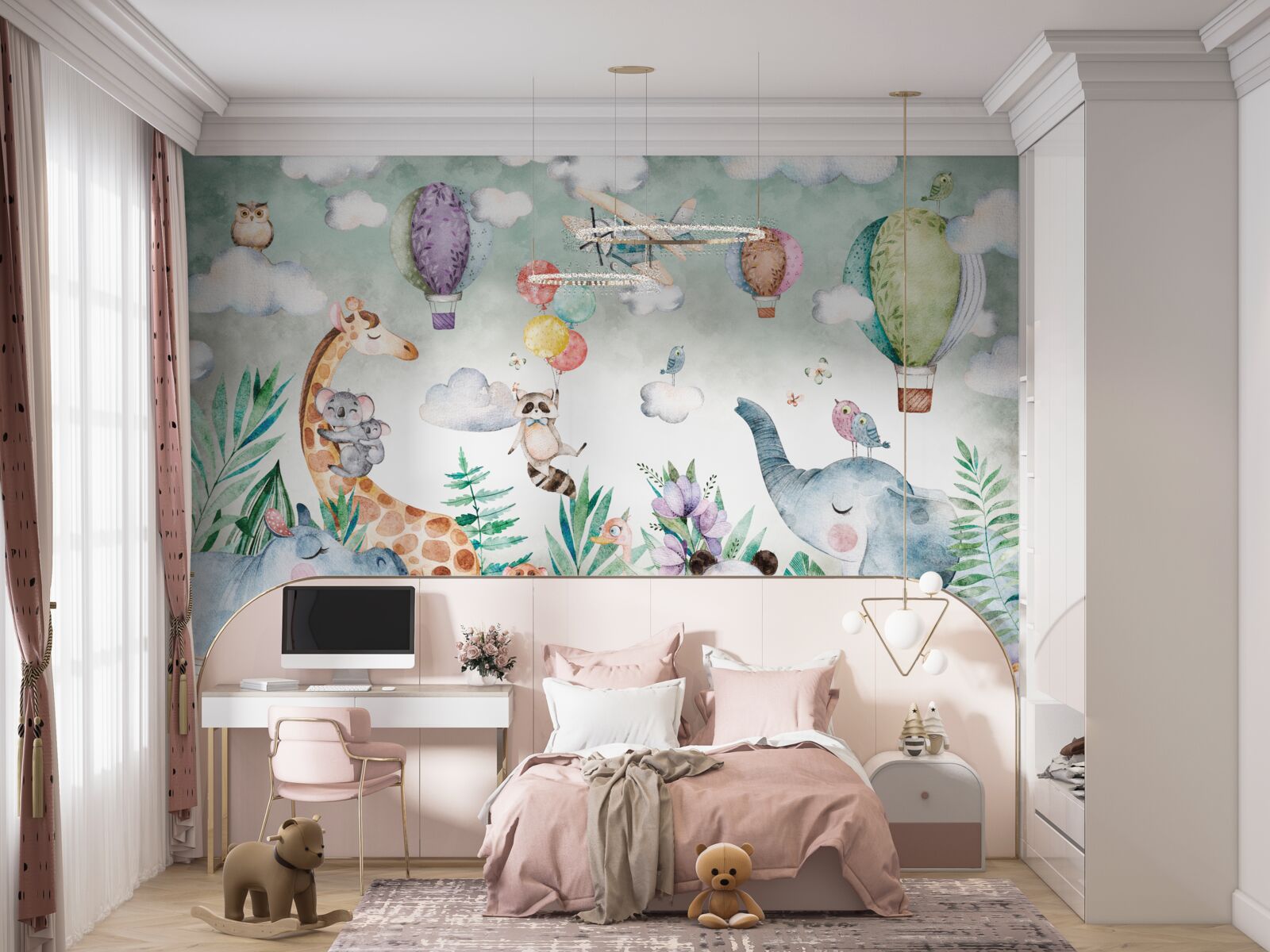 Фотошпалери відпочиваючі тварини насолоджуються дружбою