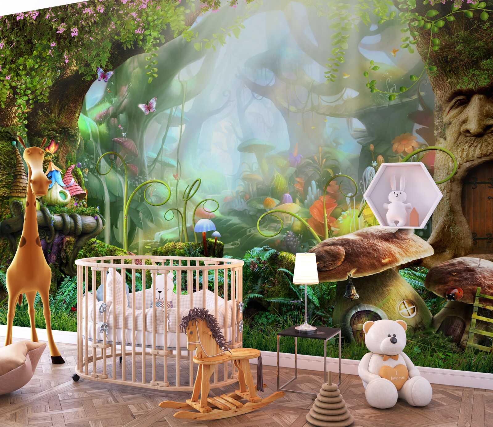 Фотошпалери захоплюючий казковий ліс