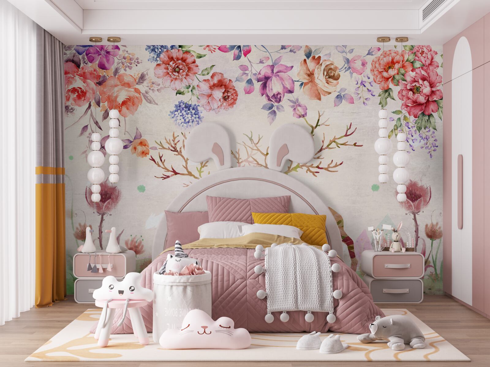 Фотошпалери кольорові олені