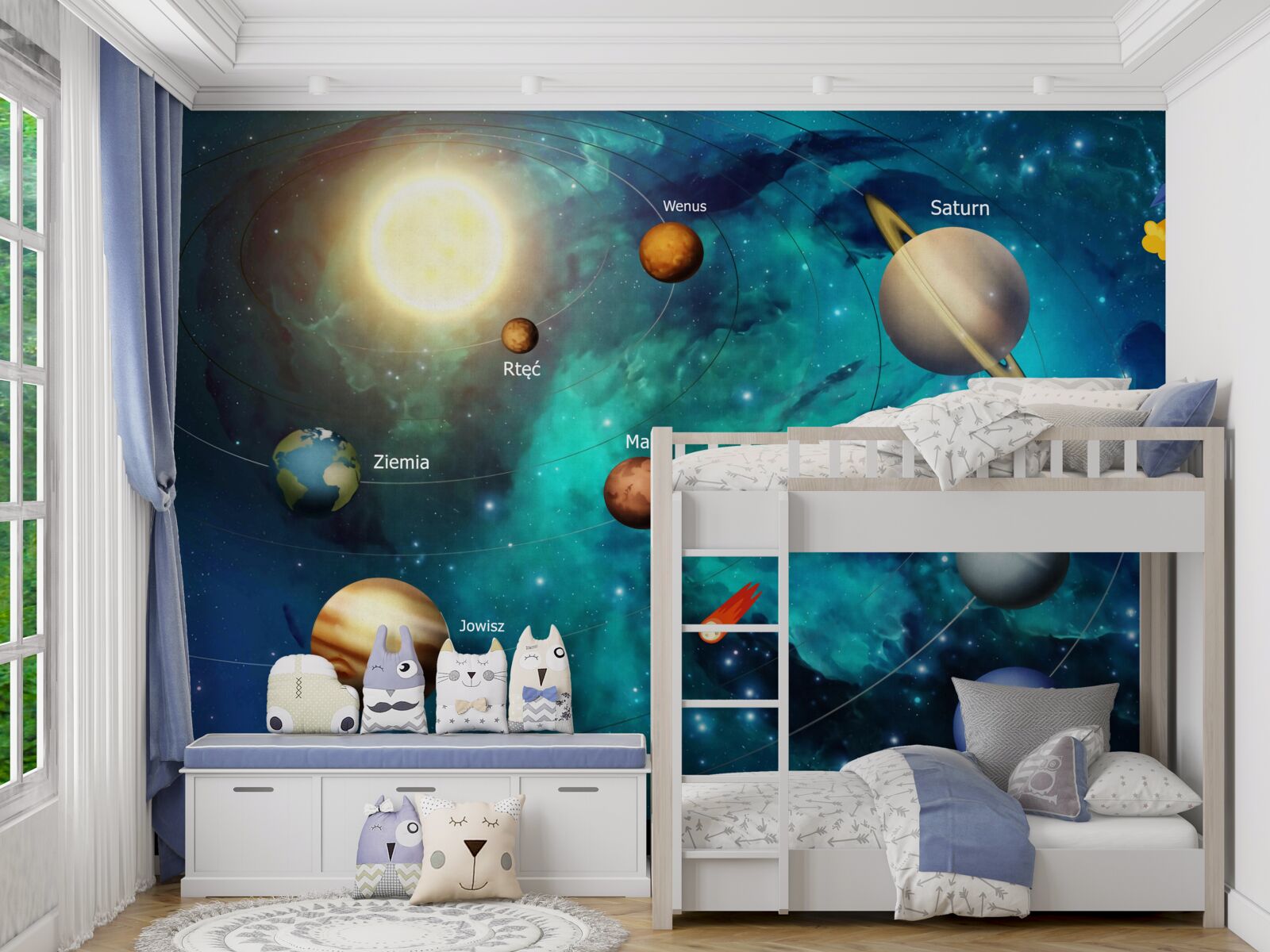 Фотошпалери сукупність планет у Всесвіті