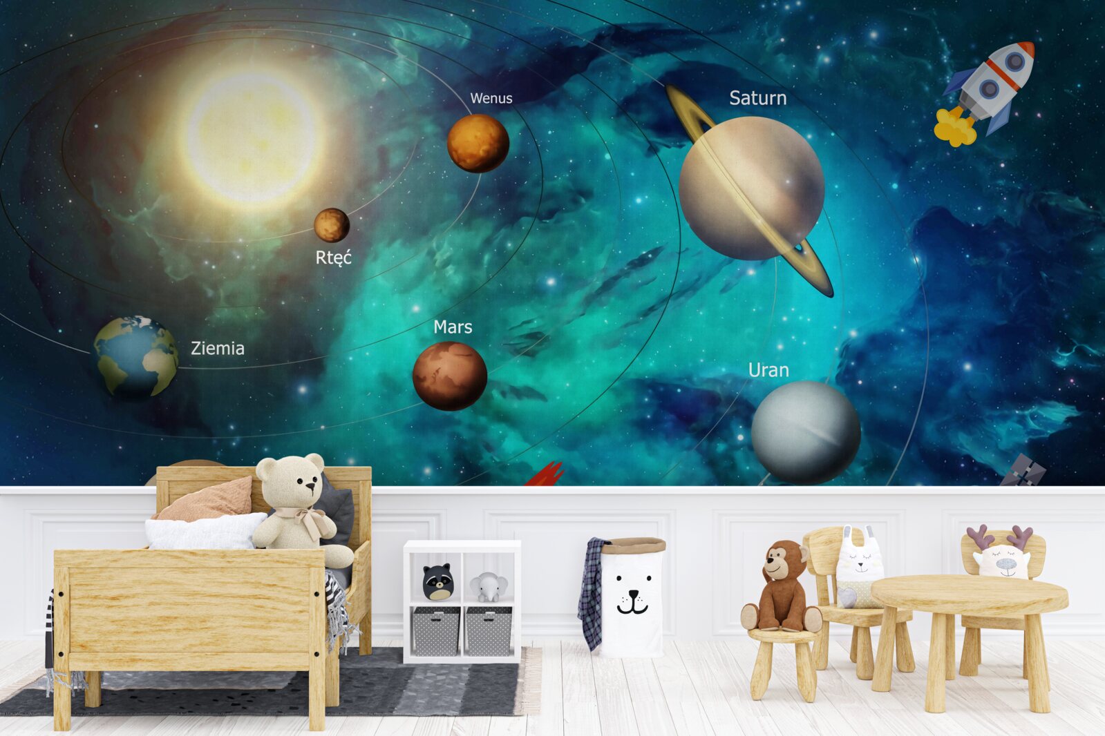 Фотошпалери сукупність планет у Всесвіті