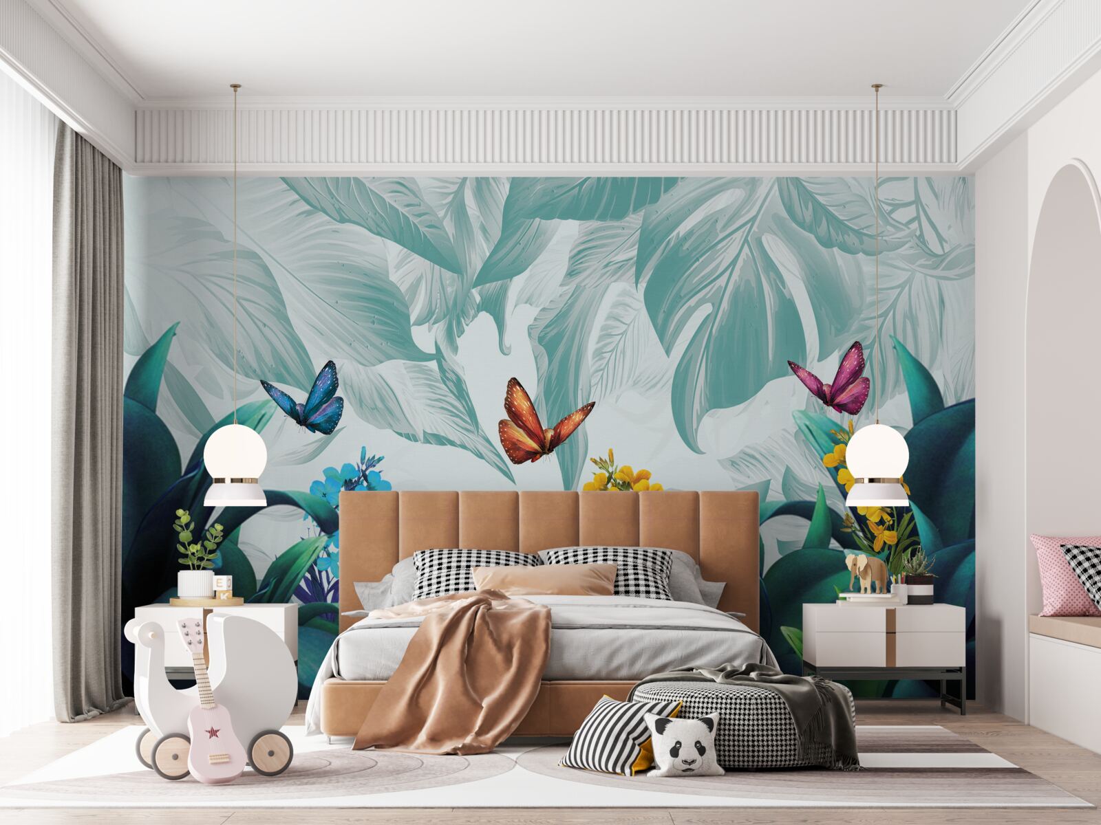 Фотошпалери Літаючі метелики живуть у тропіках