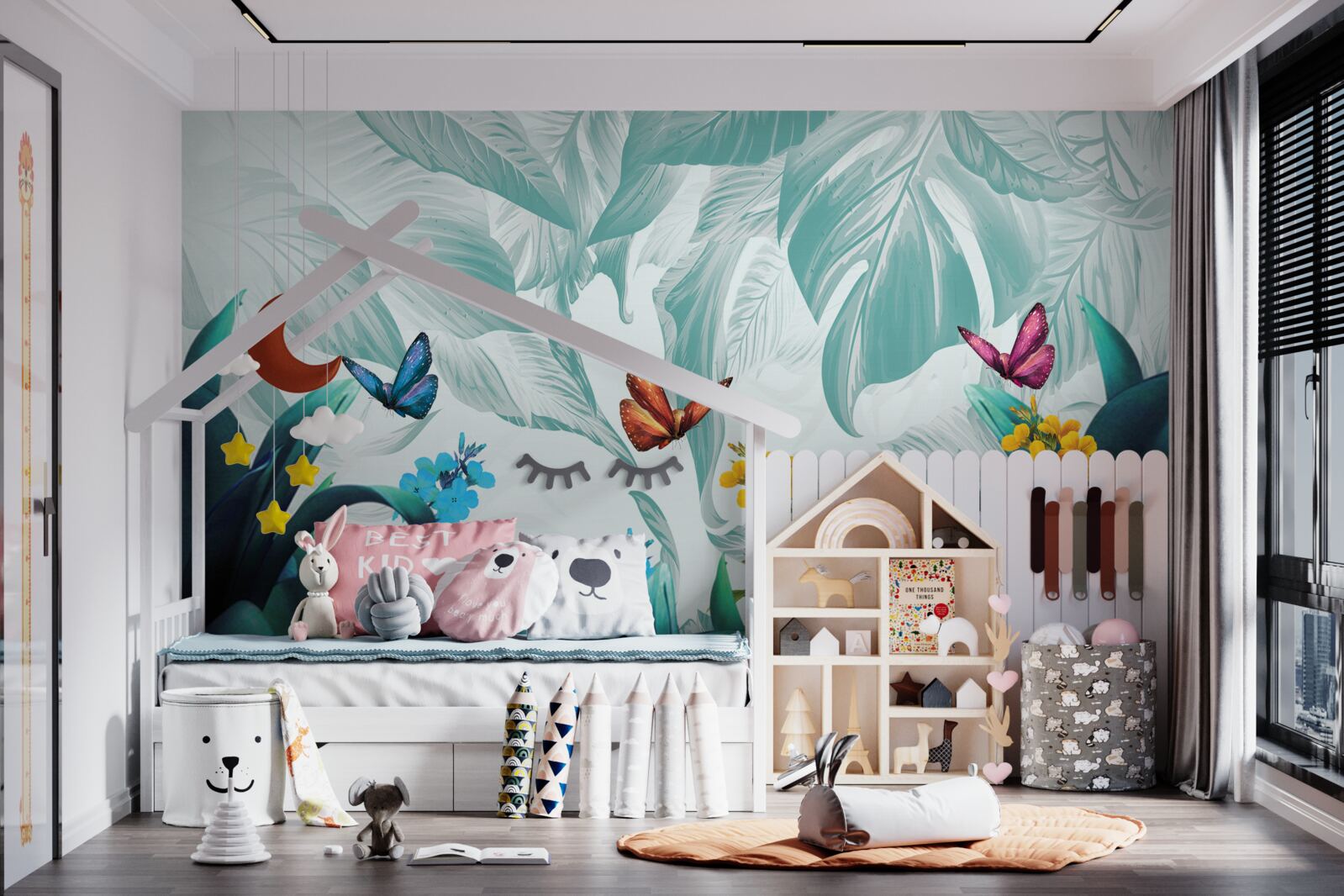 Фотошпалери Літаючі метелики живуть у тропіках