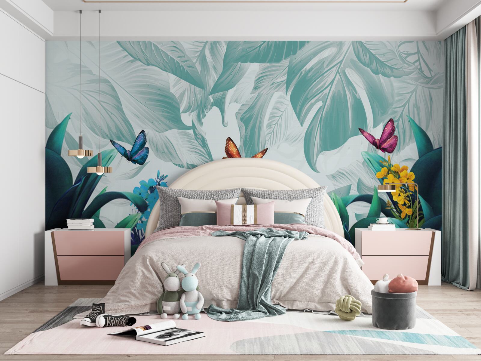 Фотошпалери Літаючі метелики живуть у тропіках