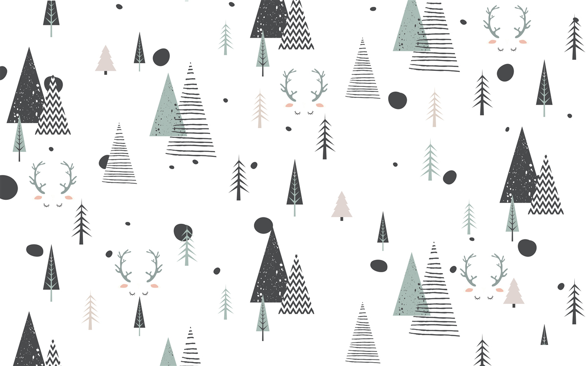 Фотошпалери геометричний абстрактний ліс