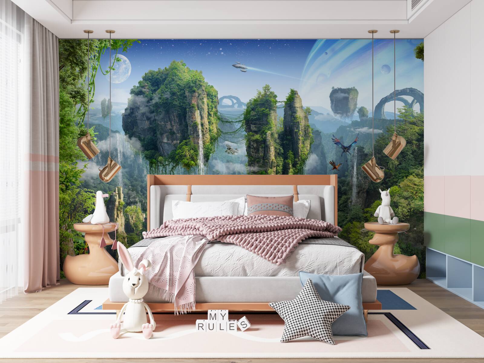 Фотошпалери чарівна планета пандора