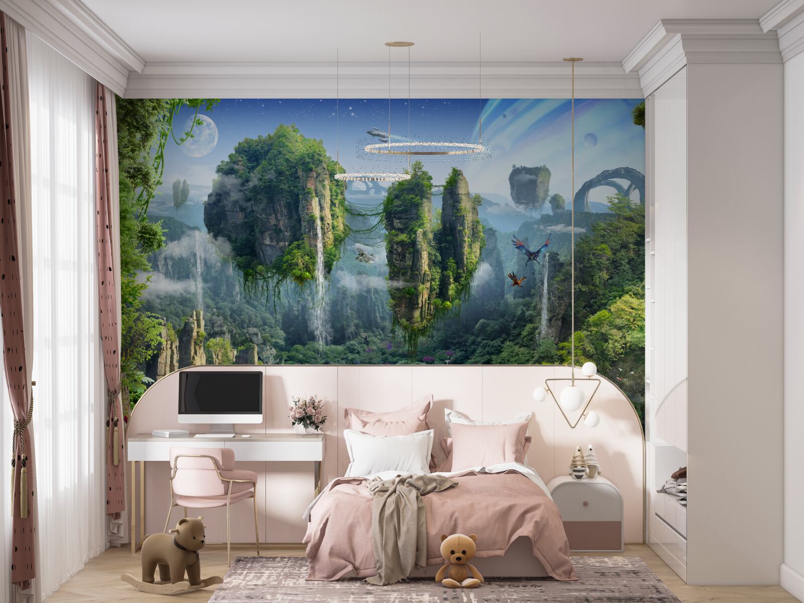 Фотошпалери чарівна планета пандора