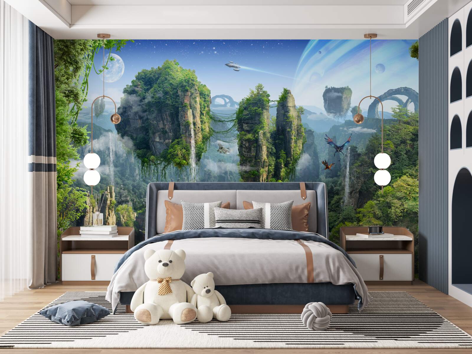 Фотошпалери чарівна планета пандора