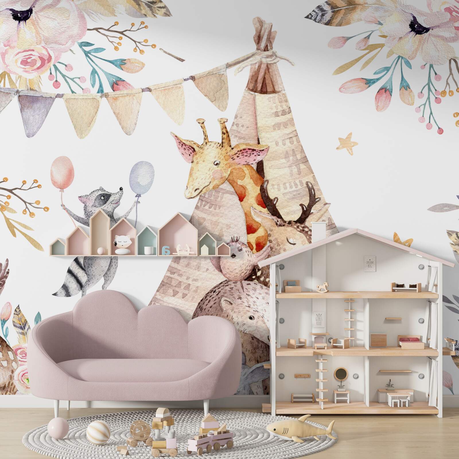 Фотошпалери істоти дивляться на нього з гомілки