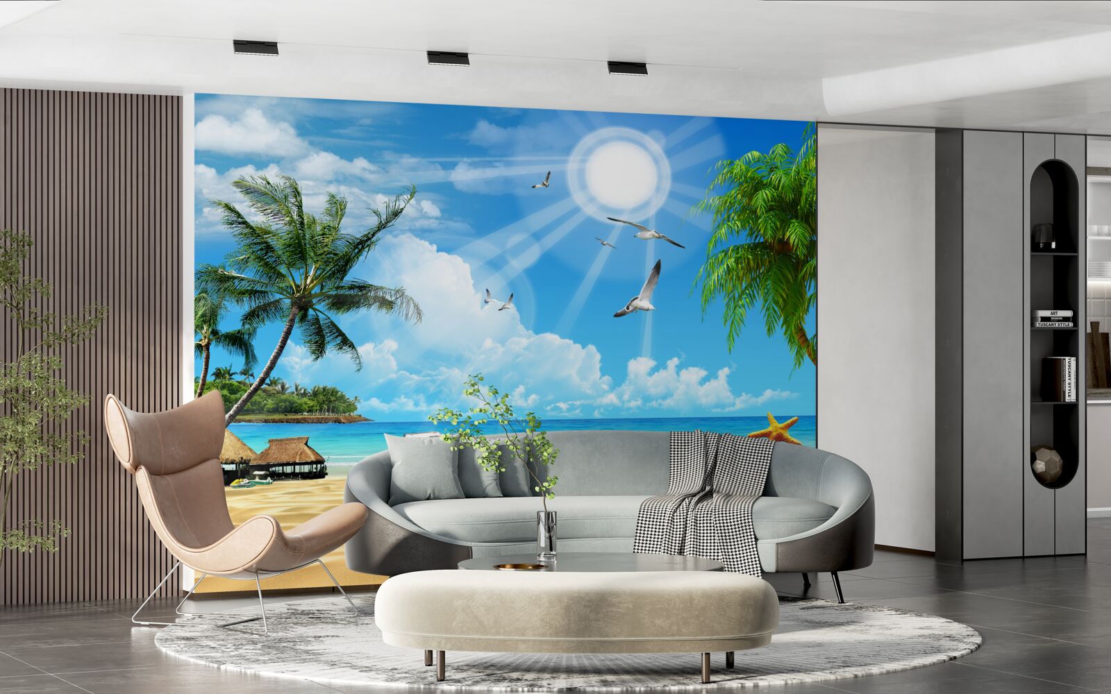 Фотошпалери тихе і затишне місце біля води