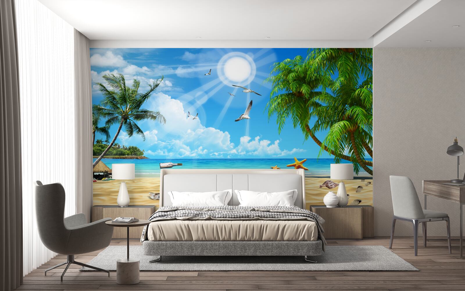 Фотошпалери тихе і затишне місце біля води