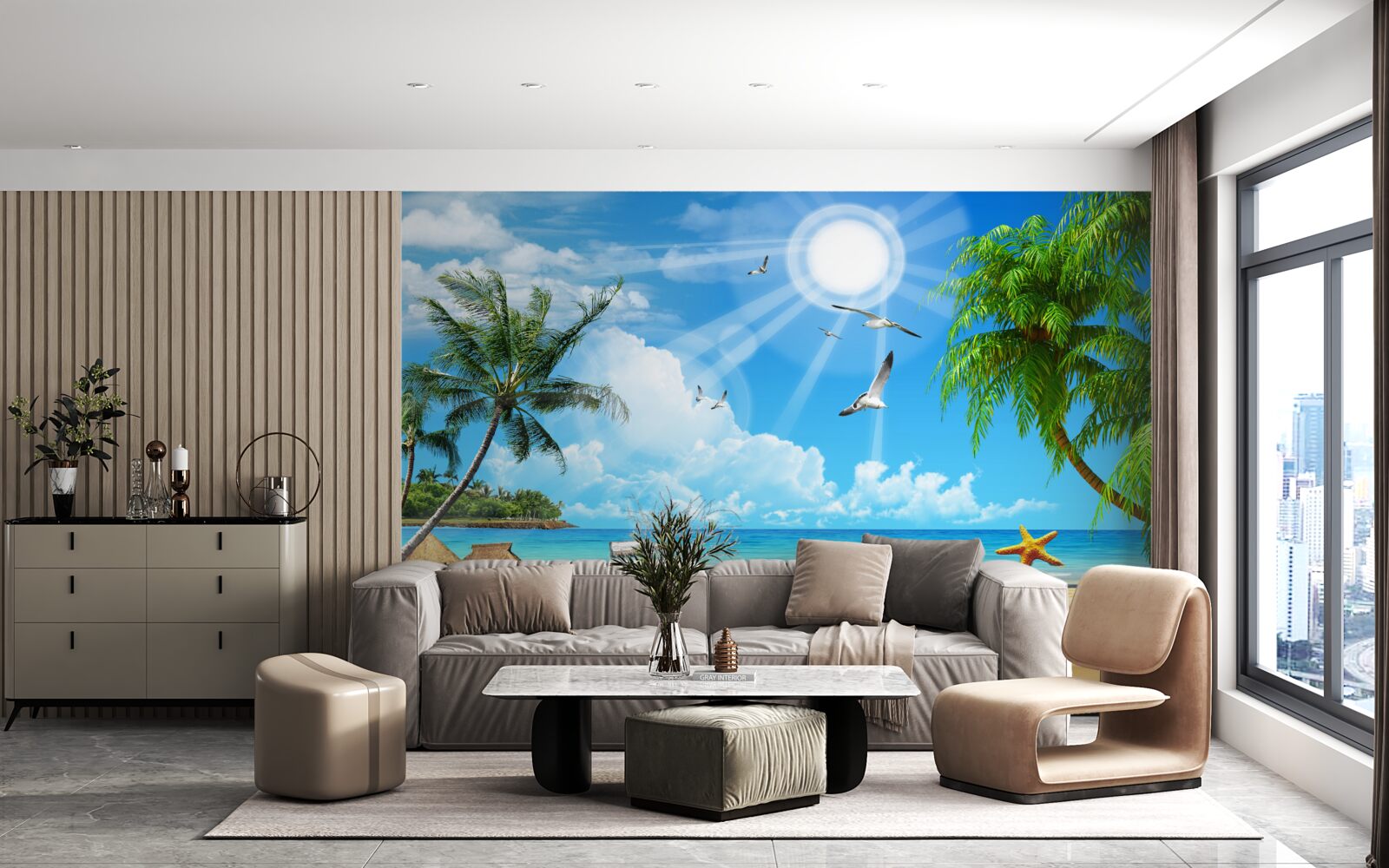 Фотошпалери тихе і затишне місце біля води