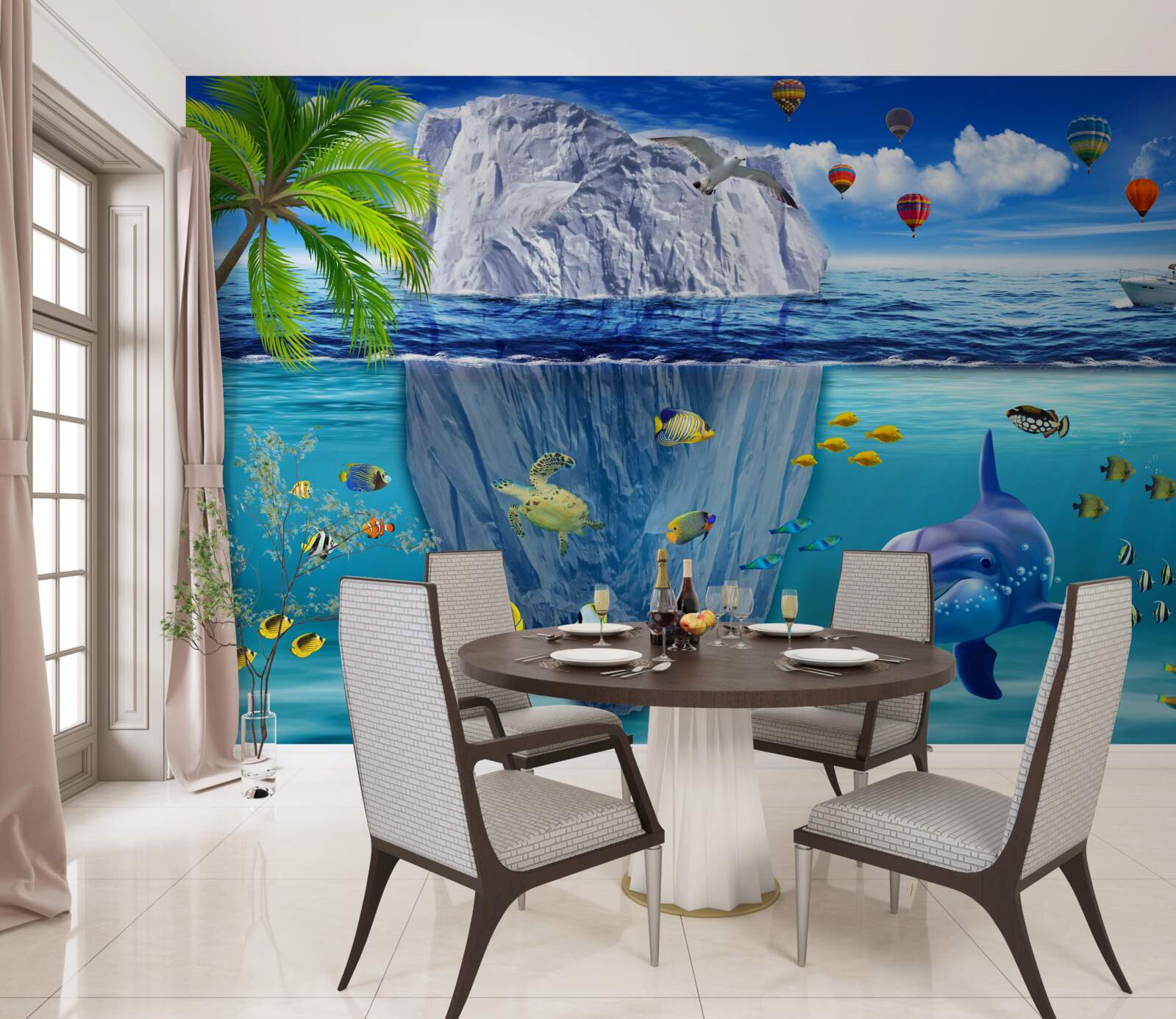 Фотошпалери підводні морські види