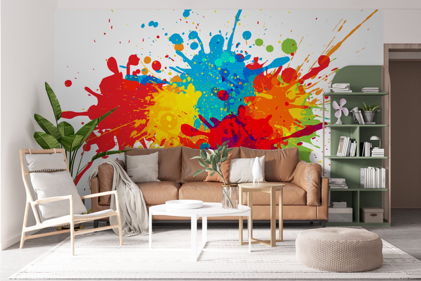 Фотошпалери вибух яскравих відтінків