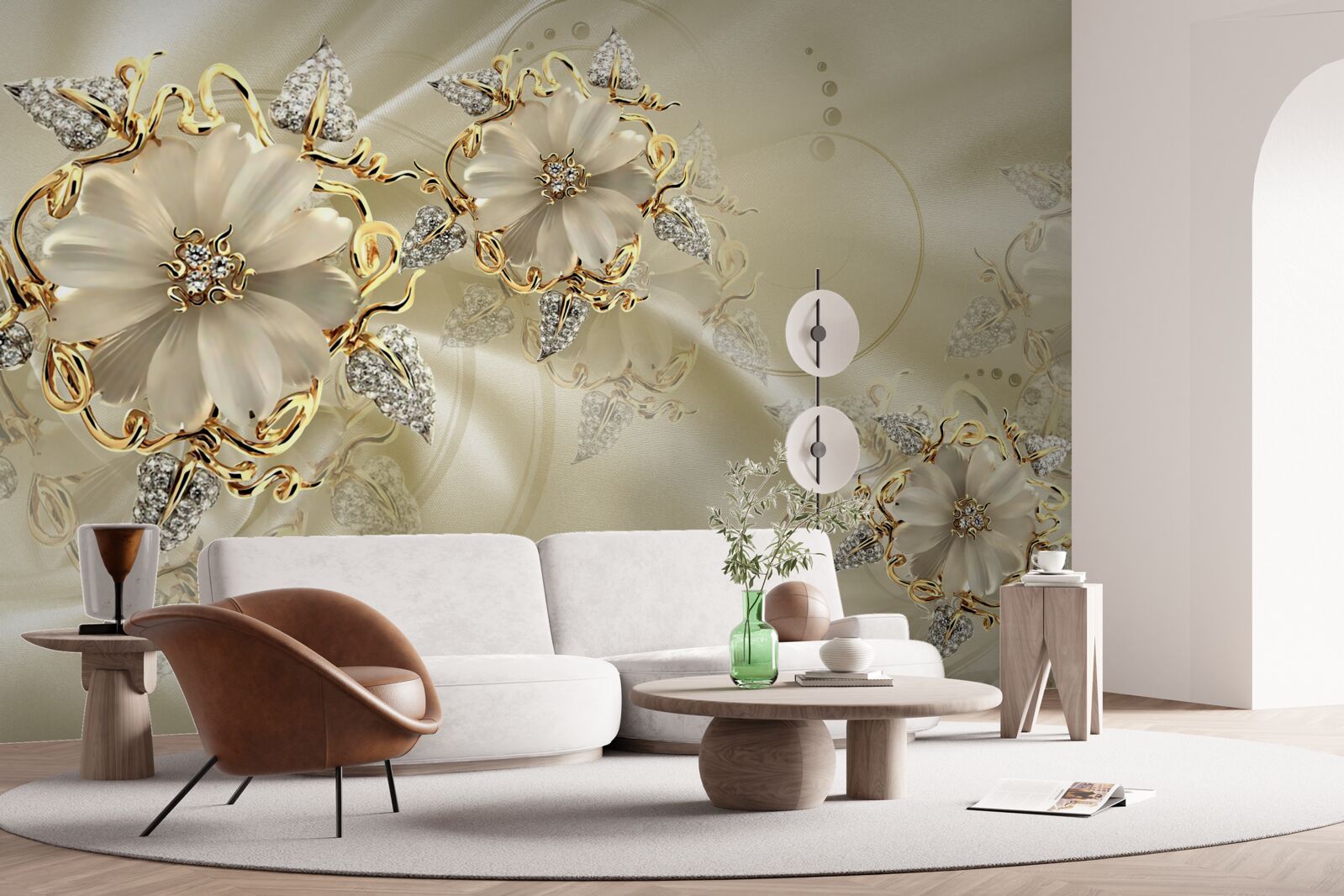 Фотошпалери чарівна брошка з дорогоцінних металів