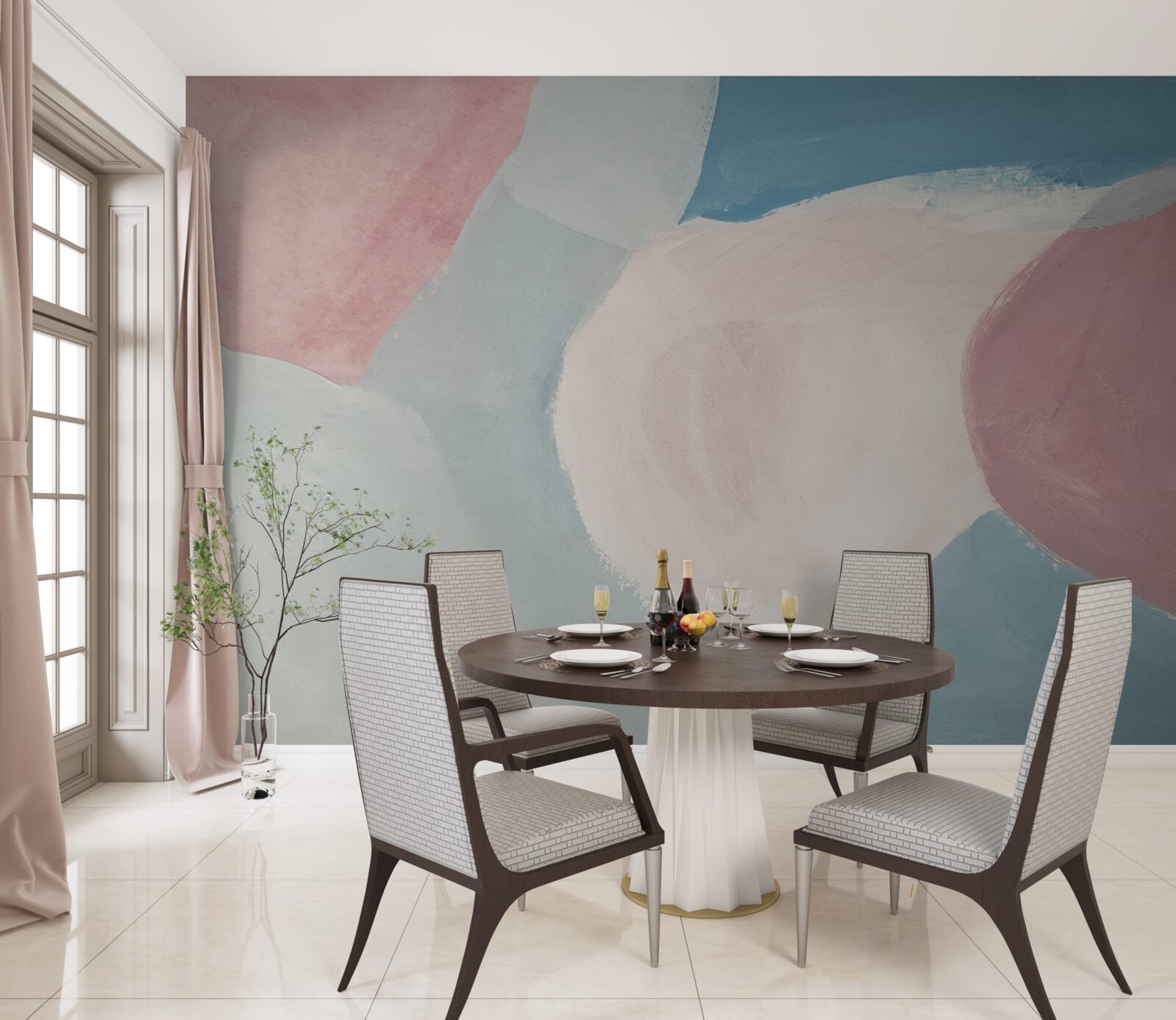 Фотошпалери бліді кольорові плями