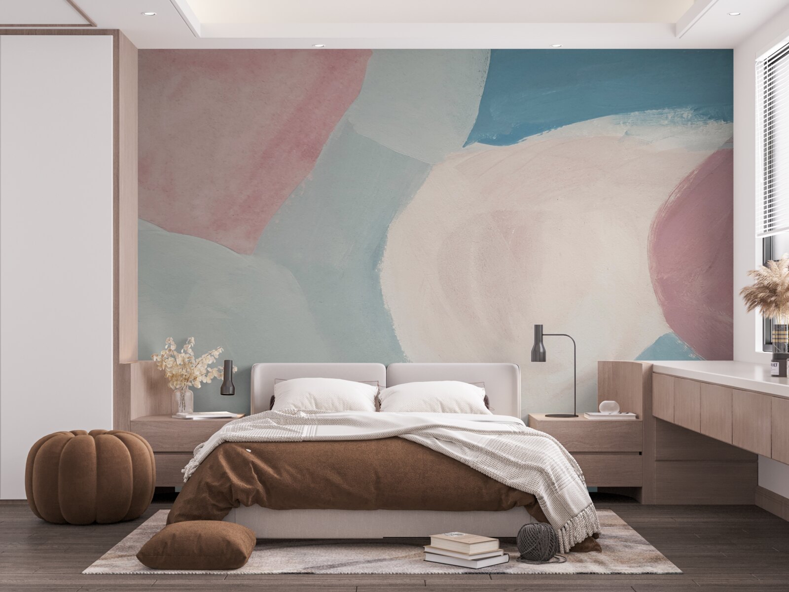 Фотошпалери бліді кольорові плями