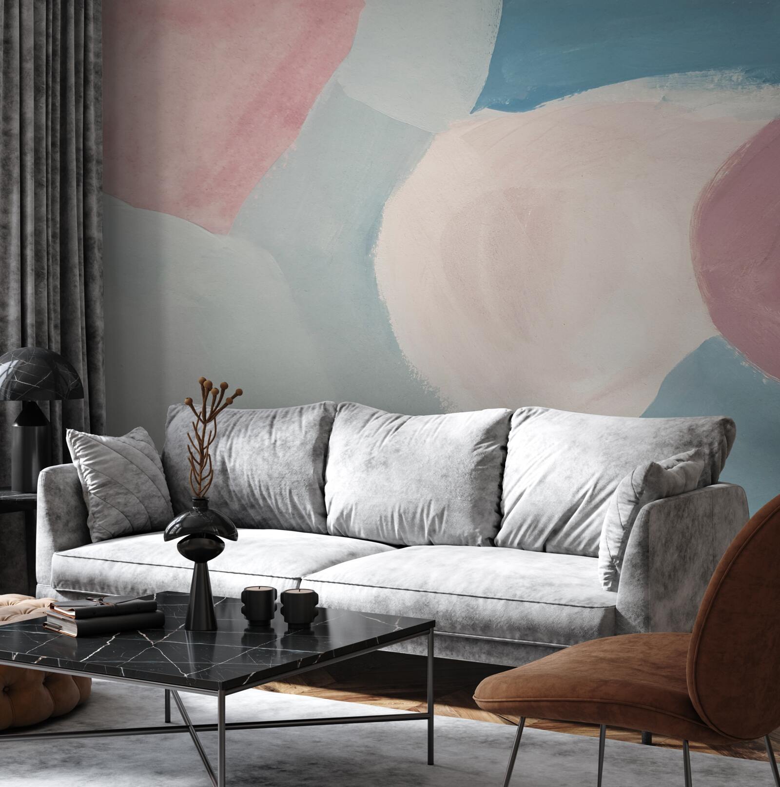 Фотошпалери бліді кольорові плями