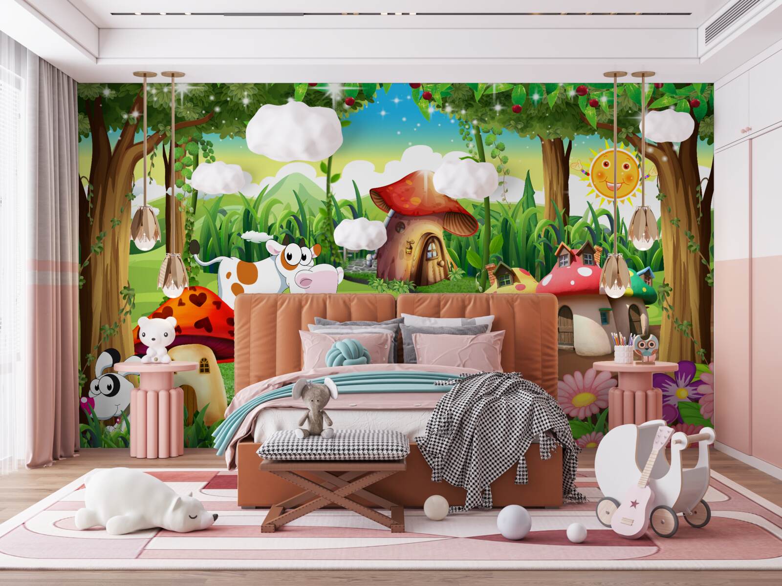 Фотошпалери чарівні хатинки в лідері