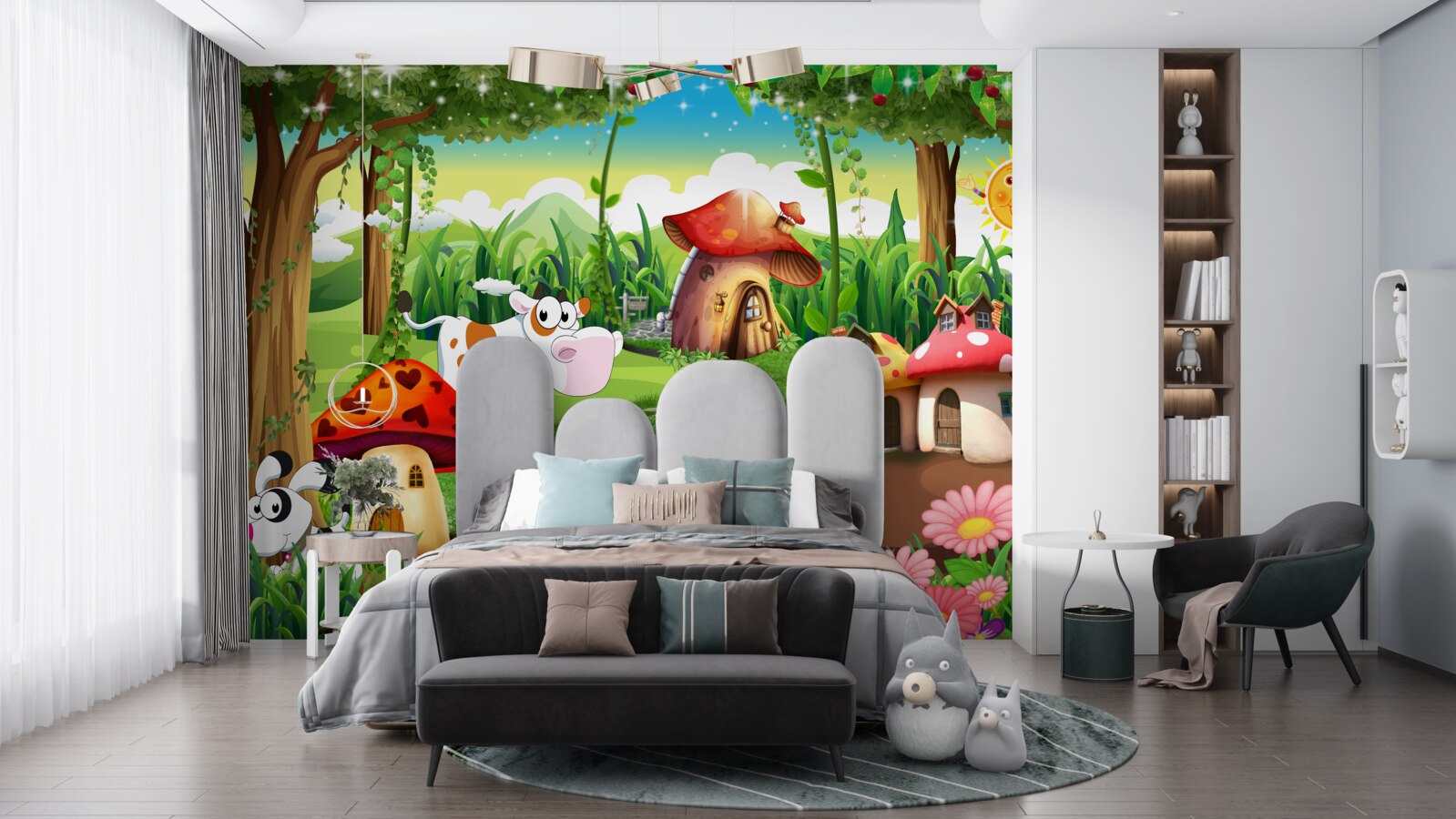 Фотошпалери чарівні хатинки в лідері