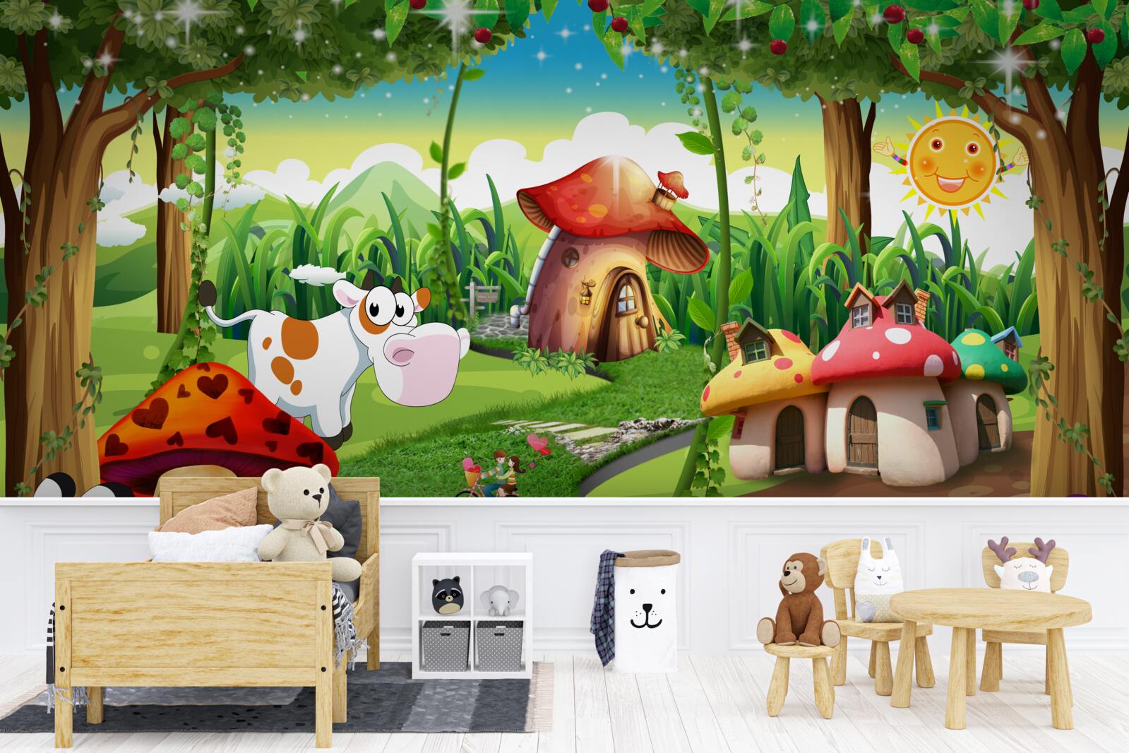 Фотошпалери чарівні хатинки в лідері