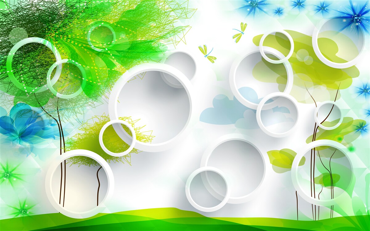 Фотошпалери вибух літніх барв