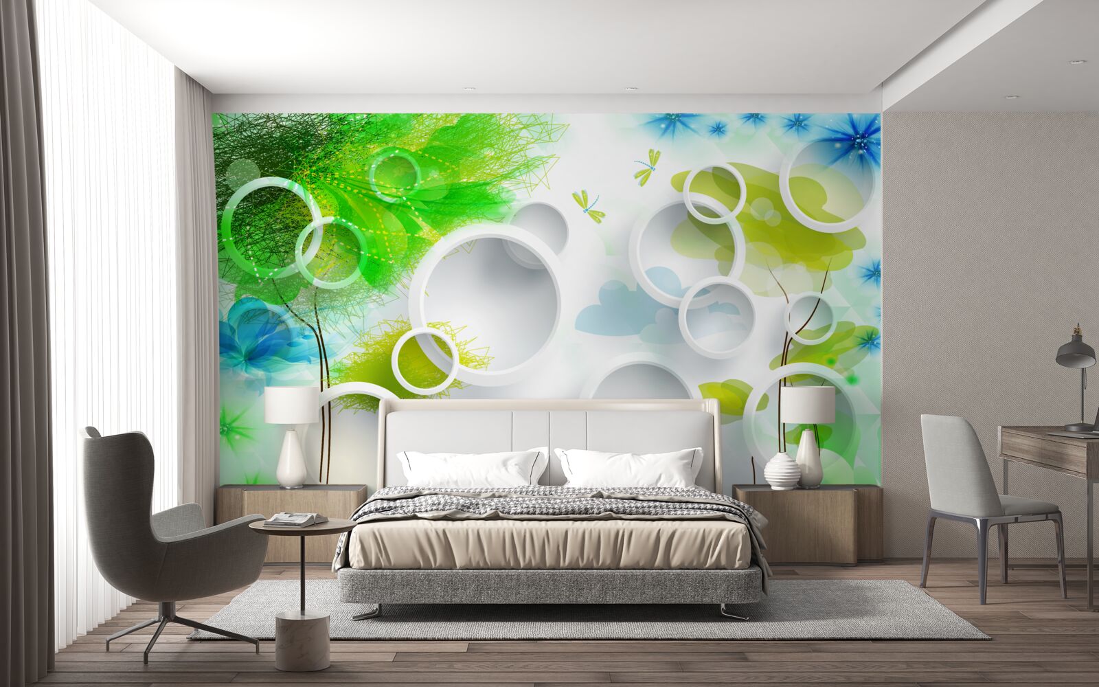 Фотошпалери вибух літніх барв