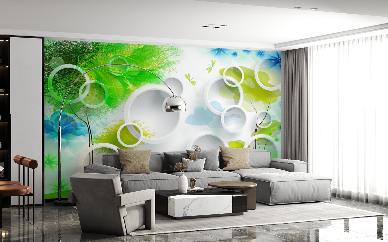 Фотошпалери вибух літніх барв