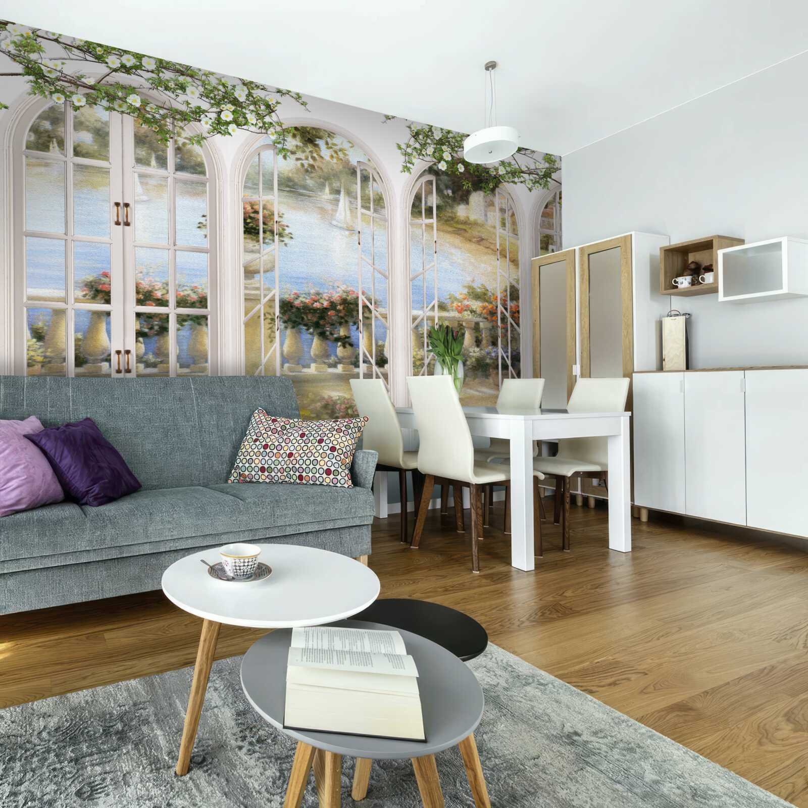 Фотошпалери вид на затоку з вікон