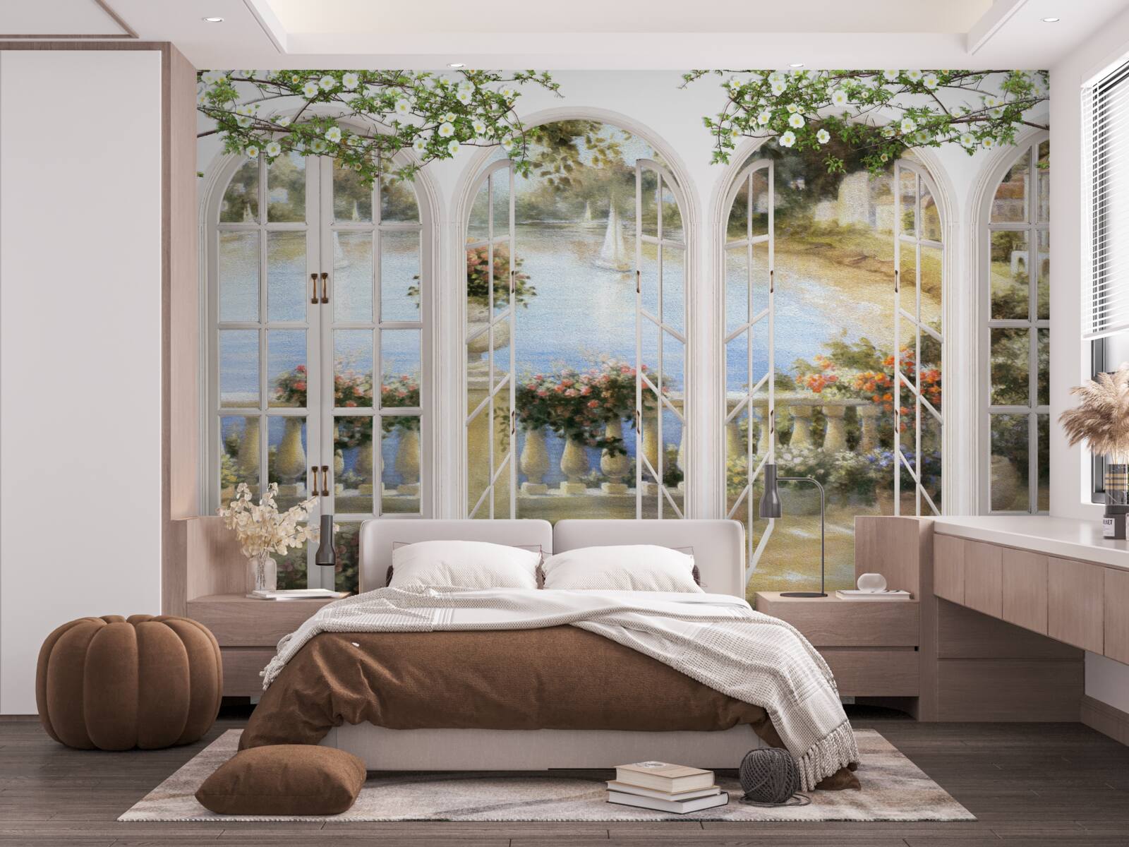 Фотошпалери вид на затоку з вікон