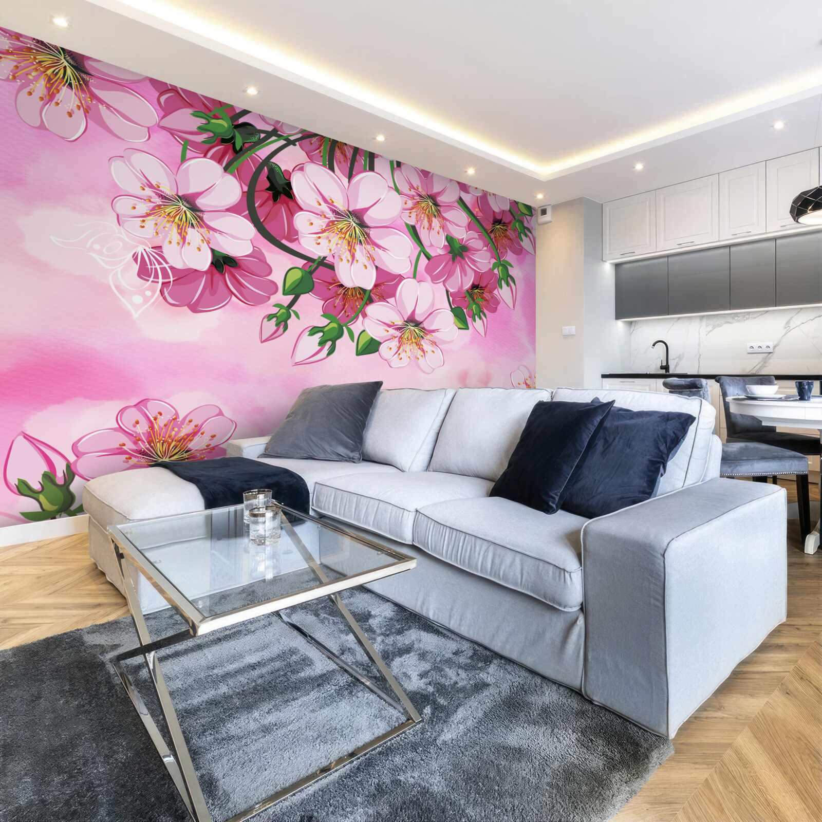 Фотошпалери Цвітіння японської вишні