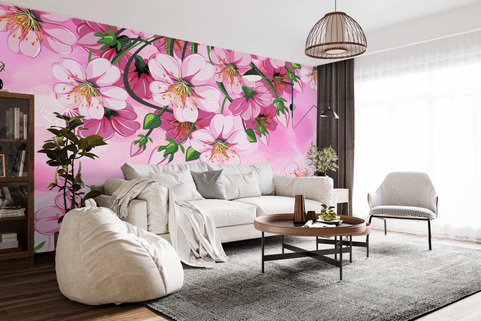 Фотошпалери Цвітіння японської вишні