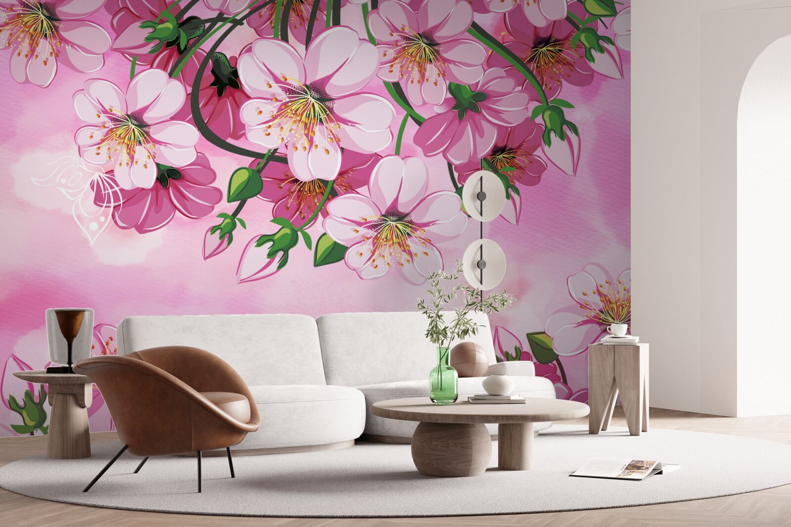 Фотошпалери Цвітіння японської вишні